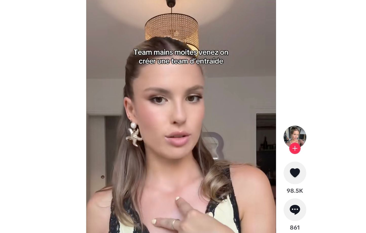 “Imagínate, tienes las manos mojadas todo el tiempo”… La influencer Zoé Tondut rompe el tabú de la hiperhidrosis “Imagínate, tienes las manos mojadas todo el tiempo”… La influencer Zoé Tondut rompe el tabú de la hiperhidrosis